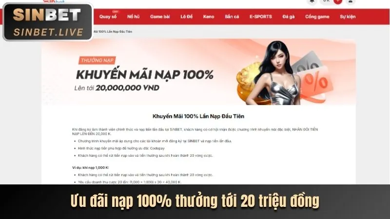 Thưởng nạp hàng ngày 68 wim